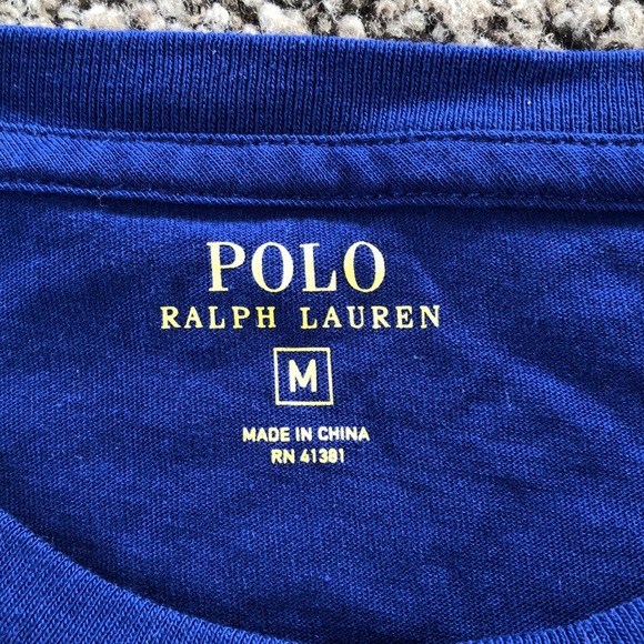 Polo Ralph Lauren men tee Sz medium - Picture 6 of 7
